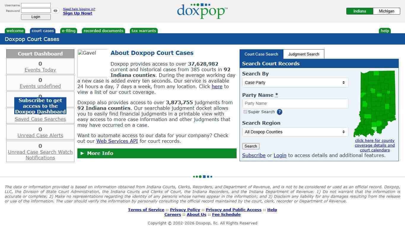 Doxpop Court Cases