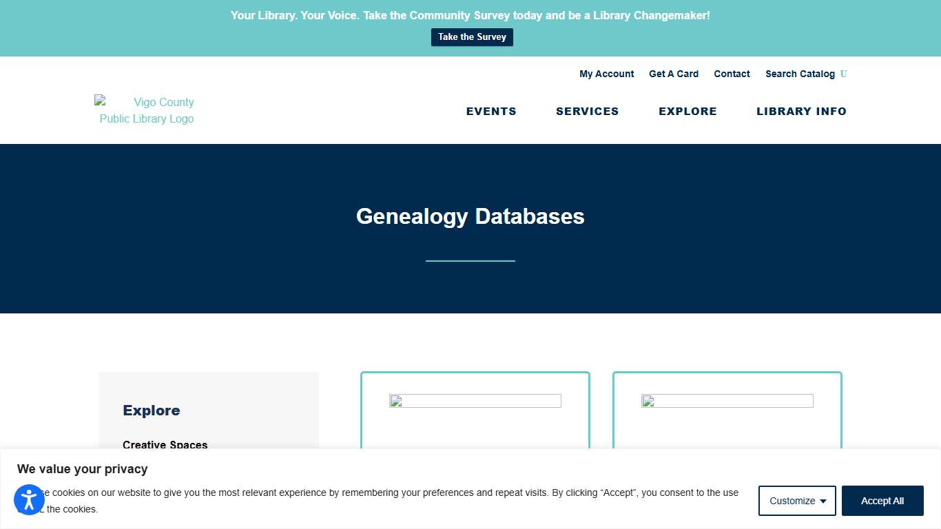 Genealogy Resources - Vigo County Public Library